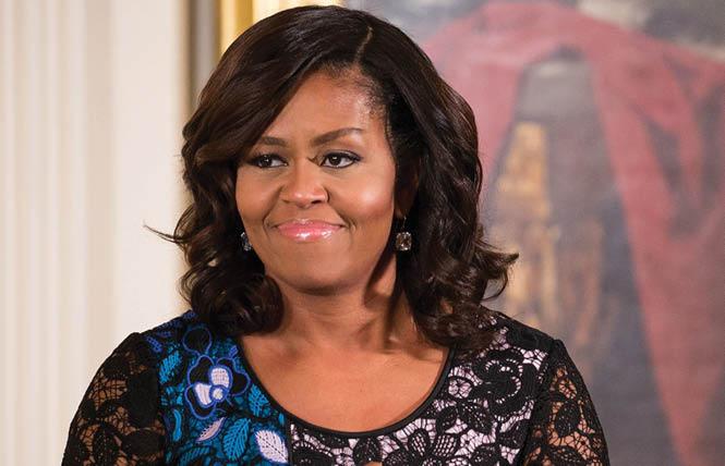 Former first lady Michelle Obama will address the virtual Democratic National Convention Monday night. Photo: Courtesy Entertainment Tonight
