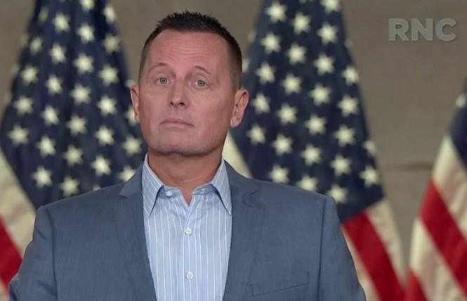 Richard Grenell addressed the Republican National Convention Wednesday. Photo: Screengrab courtesy RNC