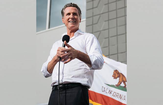 Several LGBTQ bills have been sent to Governor Gavin Newsom as the legislative session comes to an end August 31. Photo: Courtesy Governor's office