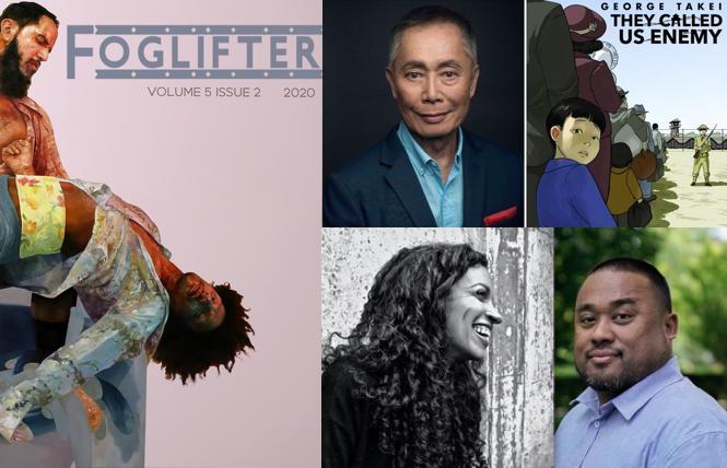Foglifter Journal, George Takei's 'They Called Us Enemy,' SF poets Ashley Toliver and Jason Bayani 