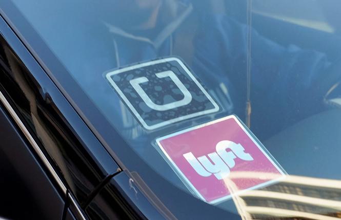 Uber and Lyft are spending millions for Yes on Proposition 22. Photo: Courtesy AP
