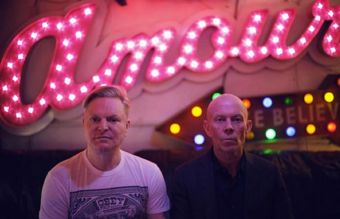 Andy Bell and Vince Clarke of Erasure photo: Phil Sharpe