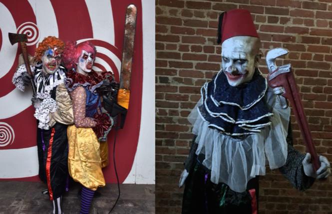 Creepy clowns deliver 'Screaming Telegrams'