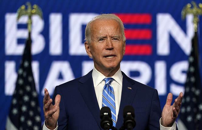 Democrat Joe Biden has been declared the winner of the presidential race. Photo: Courtesy AP