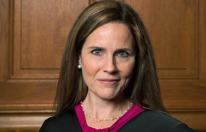 New Supreme Court Justice Amy Coney Barrett. Photo: AP
