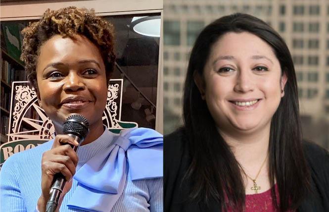 Karine Jean-Pierre, left, and Pili Tobar will have key positions in President-elect Joe Biden's communications department. Photos: Jean-Pierre/Sari Staver; Tobar/America's Choice