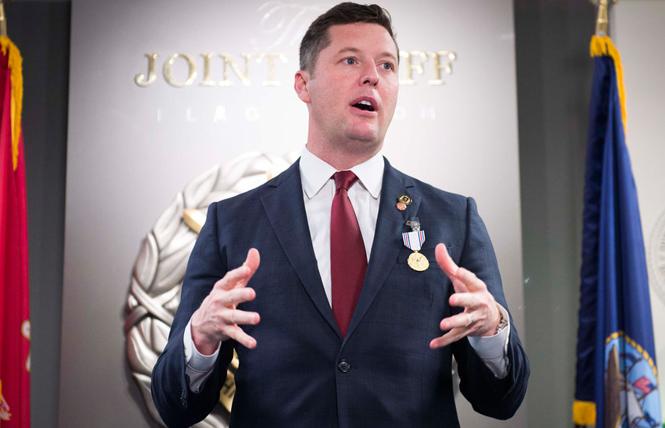 LGBTQ leaders have sent a letter to President-elect Joe Biden asking him to name former Congressman and undersecretary of the Army Patrick Murphy as Veterans Affairs secretary. Photo: Courtesy patrickmurphy.com