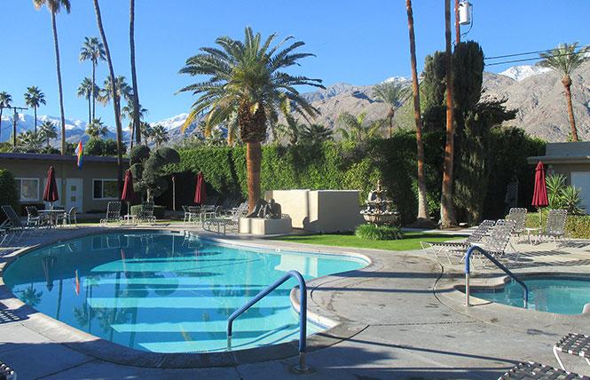 The INNdulge gay resort in Palm Springs has been put on the market. Photo: Ed Walsh
