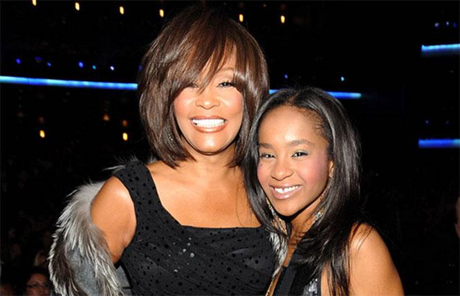 Whitney Houston and Bobbi Kristina Brown