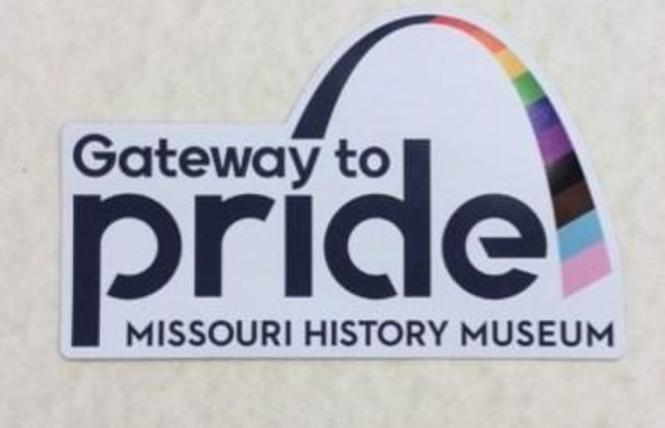 A magnet promotes the new online "Gateway to Pride" exhibit. Photo: Courtesy Missouri Historical Society