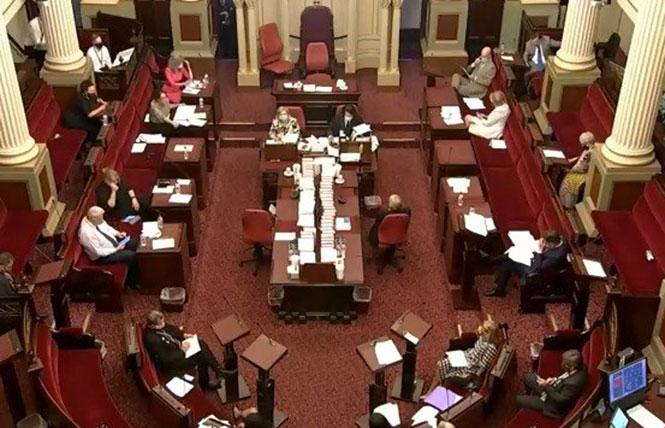 The Victorian parliament in Australia has banned conversion therapy. Photo: Courtesy ABC News