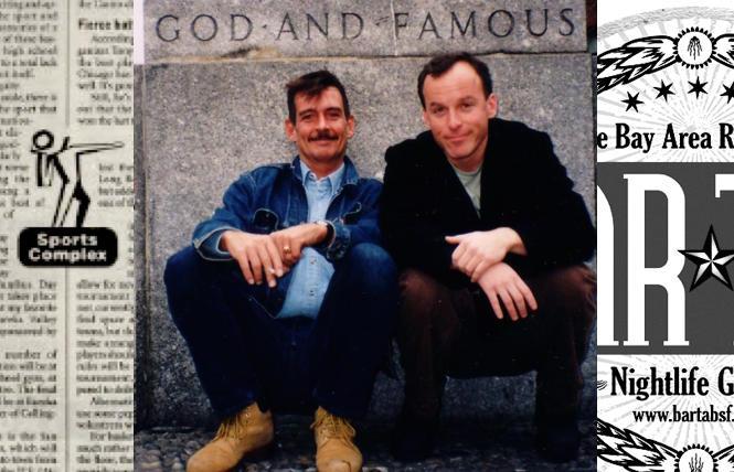 Mike Salinas and Jim Provenzano in New York City, 2001