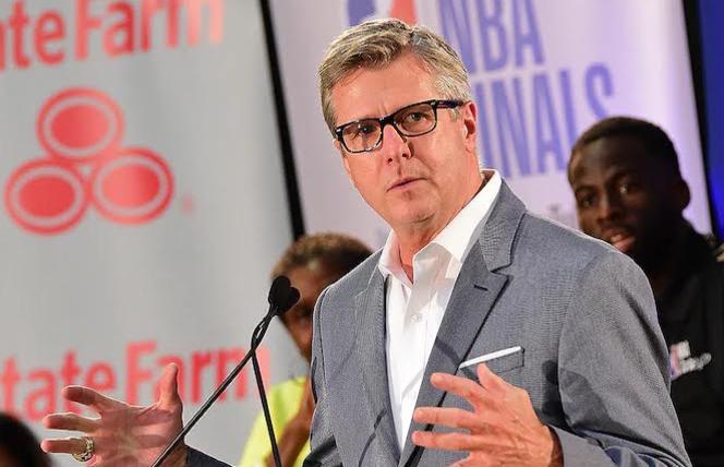 Golden State Warriors President and COO Rick Welts will leave the positions at the end of this season, staying on with the team as an adviser. Photo: NBAE/Getty Images