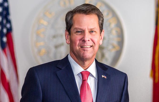 Georgia Governor Brian Kemp signed the state's new law that suppresses voting. Photo: Courtesy Governor's office
