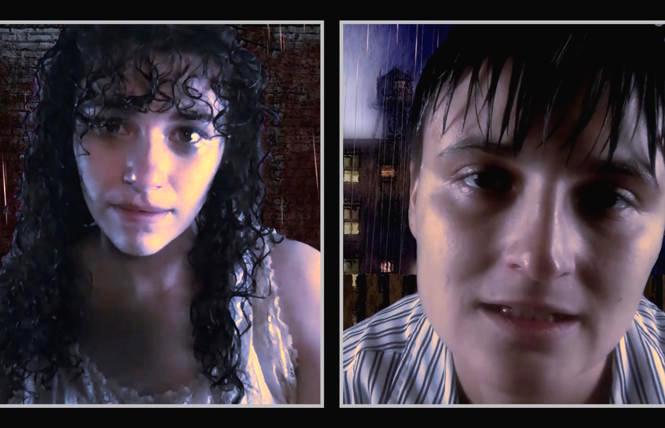 Left to right: Elena Faverio (Rivkeleh) and Zissel Piazza (Mankeh) in 'God of Vengeance.' 