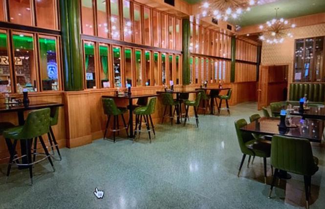 The lounge at Moe Green's dispensary in San Francisco has reopened, but proof of COVID vaccination is required. Photo: Courtesy Moe Green's