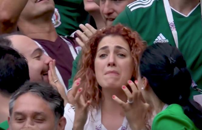 A clip from the Mexico Soccer Federation's public service announcement warns against fans uttering the anti-gay chant. Photo: Courtesy Yahoo Sports
