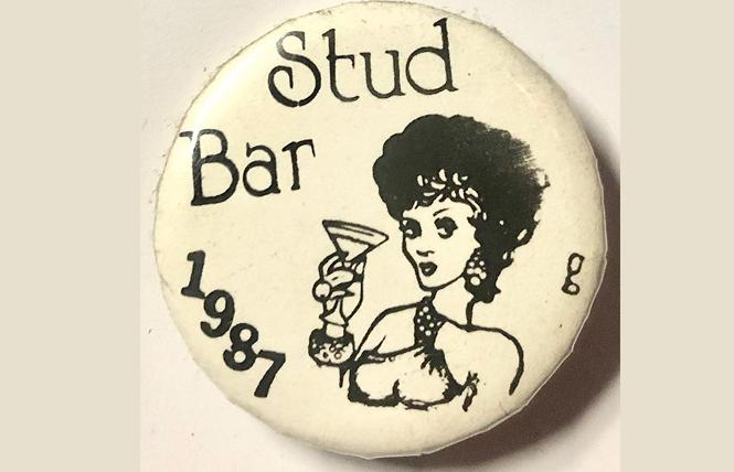 One of the many pins from the Stud Archive celebrates 1987. Photo: Courtesy HSAC