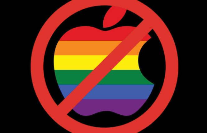 A new report raises questions about why some queer apps are not found on Apple's App Stores in countries outside the U.S. Photo: Courtesy Fight for the Future