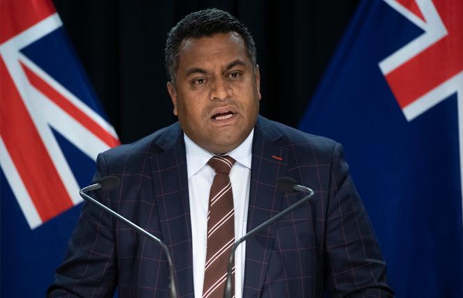 New Zealand Justice Minister Kris Faafoi announced a new bill to ban conversion therapy in the country. Photo: Mark Mitchell