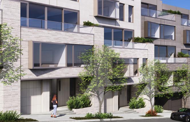 A rendering of the proposed housing project at 1900 Diamond Street in San Francisco shows new housing. Photo: Courtesy SF Planning