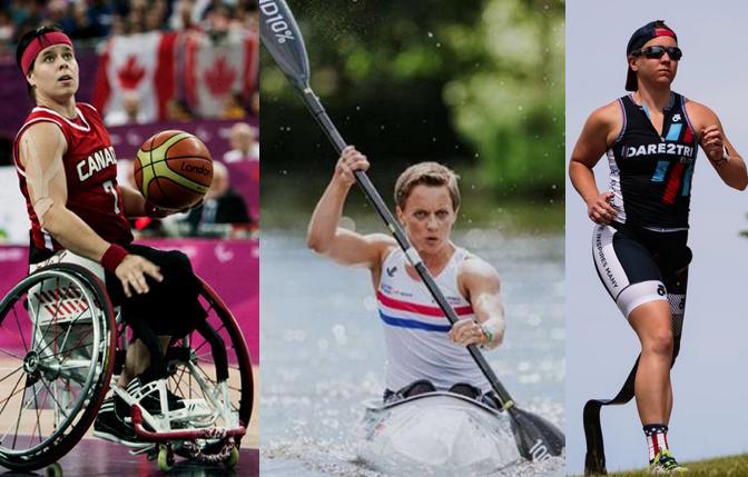 Cindy Ouelett (Canada, Basketball), Emma Wiggs (GB, Canoe), and Hailey Danz (Triathlon, USA) will compete in this year's Tokyo Paralympic Games.