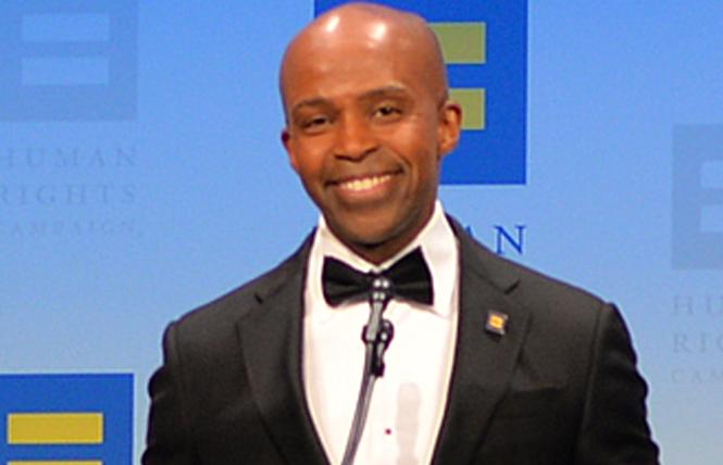 Alphonso David led the Human Rights Campaign for two years before he was terminated "for cause" September 6. Photo: Michael Key/Washington Blade