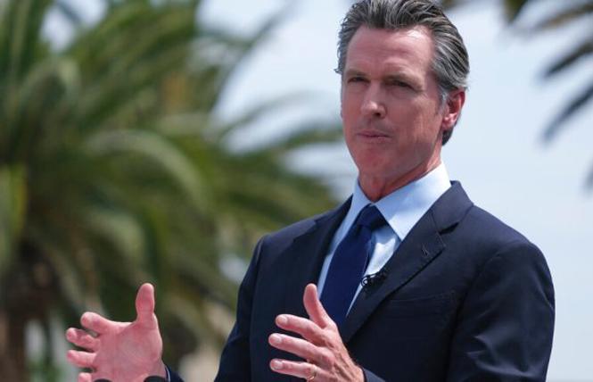 Governor Gavin Newsom vetoed a law that would have allowed for contingency management, including cash benefits, as a way to treat substance use disorder. Photo: Courtesy AP