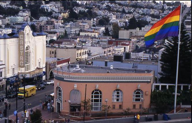 The rainbow flag flies at Castro and Market streets. Photo: Rick Gerharter