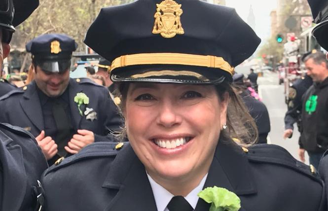 SFPD Commander Rachel Moran has ended her tenure as captain of Mission Station. Photo: Courtesy SFPD