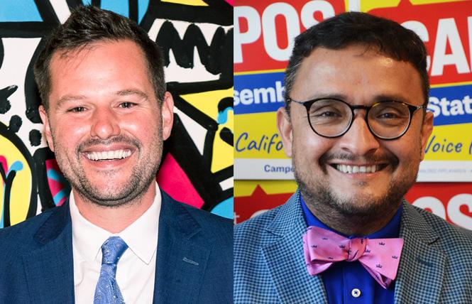 Neither Matt Haney, left, nor David Campos were able to clear the 60% threshold of the vote to secure an endorsement from the Alice B. Toklas LGBTQ Democratic Club. Photos: Haney, Chris Robledo; Campos, Rick Gerharter