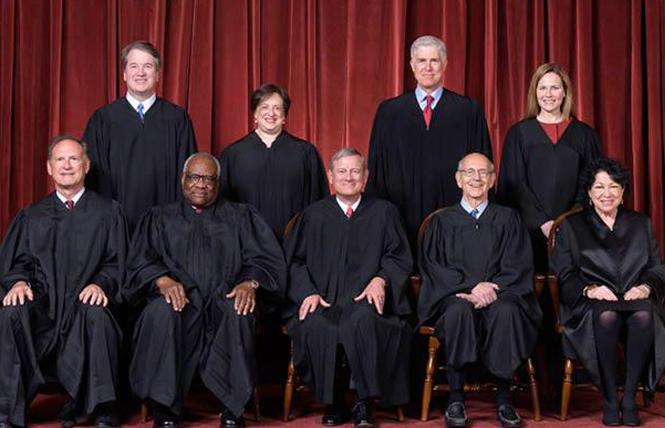 The U.S. Supreme Court seems poised to radically change access to abortion, and that could be trouble for same-sex marriage and other LGBTQ issues. Photo: Fred Schilling, Collection of the Supreme Court of the United States