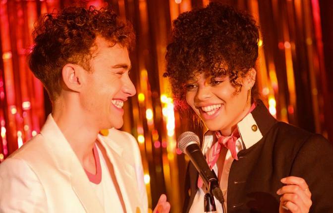Olly Alexander and Lydia West in 'It's a Sin'