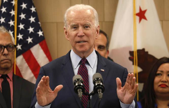 President Joe Biden condemned the Texas order against transgender youth as "government overreach at its worst." Photo: Courtesy Washington Blade<br>