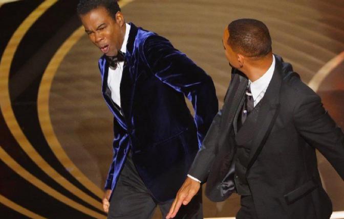 Chris Rock slapped by Will Smith at the Academy Awards