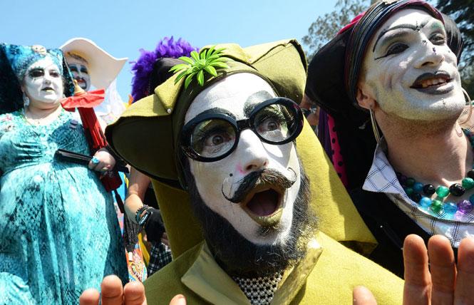 Sisters of Perpetual Indulgence from throughout the United States joined the San Francisco House in their 35th annual Easter celebration in 2014, which was held in Golden Gate Park due to construction at Mission Dolores Park. Photo: Rick Gerharter