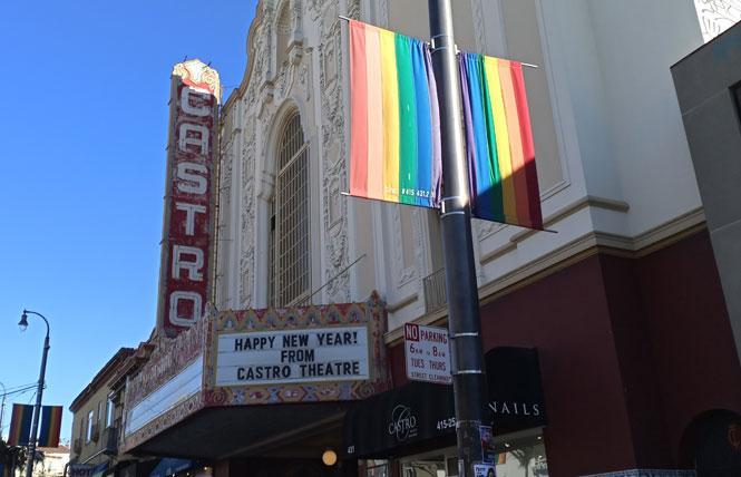 Supervisor Rafael Mandelman introduced a resolution May 10 that would enhance the city landmark status of the Castro Theatre. Photo: Scott Wazlowski