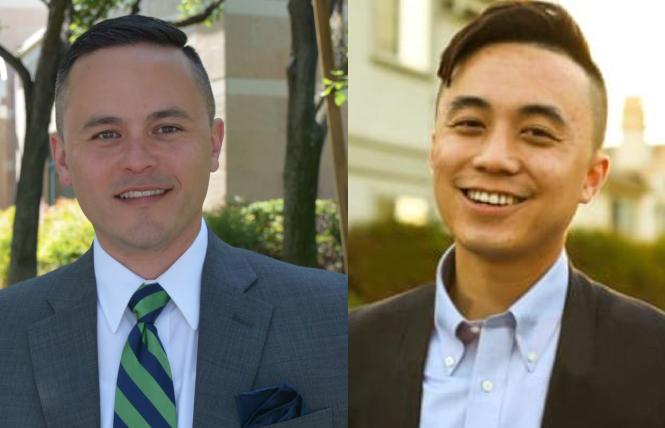 Shawn Kumagai, left, and Assemblymember Alex Lee both advanced to the general election in their respective races. Photos: Courtesy the candidates