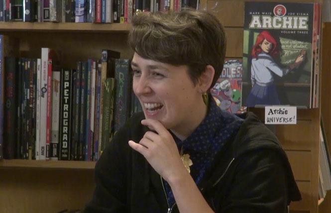 Author Maia Kobabe wrote "Gender Queer," a graphic novel that was the most banned book in America in 2021. Photo: Courtesy YouTube