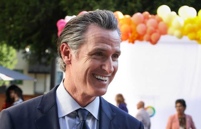 Governor Gavin Newsom attended a Pride Month event June 23 with the California Legislative LGBTQ Caucus where he announced that he signed a bill that will annually proclaim November 20 as Transgender Day of Remembrance. Photo: Courtesy the Governor's Office
