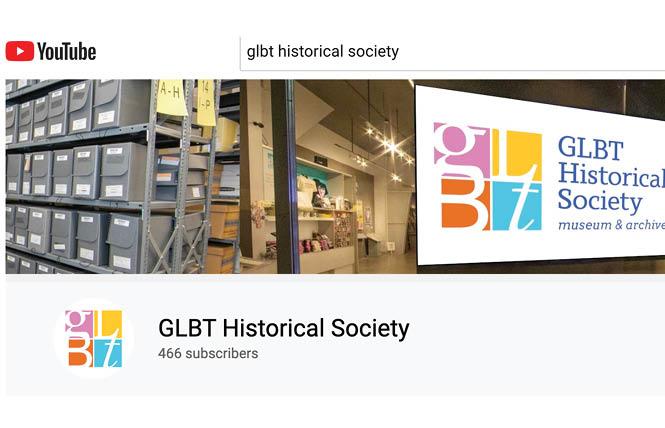 Within 24 hours of being contacted by the Bay Area Reporter, Google restored the GLBT Historical Society's YouTube channel. Photo: Screengrab<br>