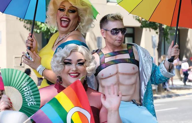 Drag artists and more will be part of the crowd at Silicon Valley Pride August 27-28. Photo: Courtesy Silicon Valley Pride
