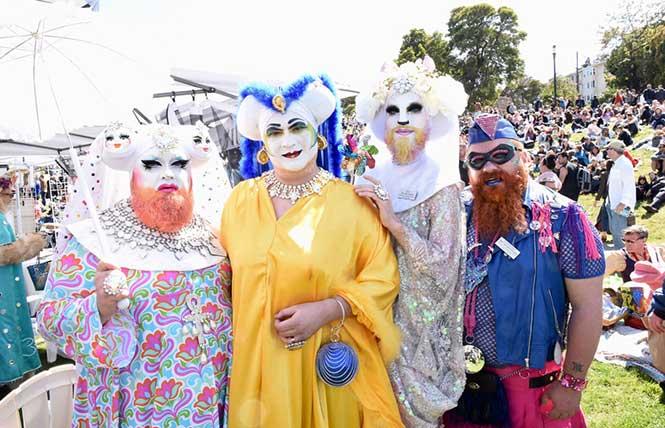 The Sisters of Perpetual Indulgence's Easter celebration in Mission Dolores Park is a readers' favorite. Photo: Steven Underhill