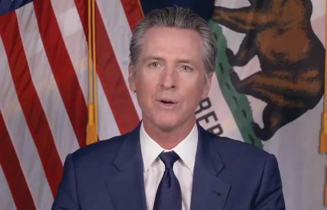 Governor Gavin Newsom issued his final action of the 2022 legislative session that included his signing a quartet of LGBTQ bills. Photo: Twitter