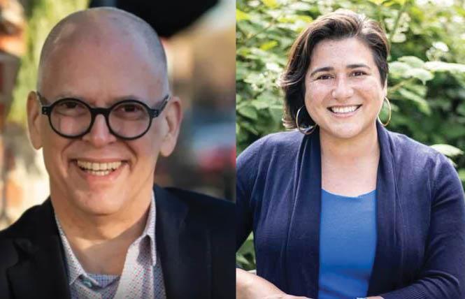 Jim Obergefell, left, came up short in his bid for an Ohio state House seat, while Emily Randall won reelection to the Washington state Senate. Photos: Courtesy the campaigns