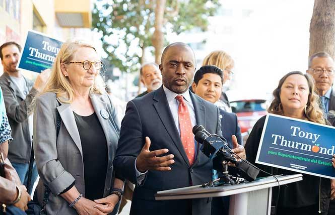 State Superintendent of Public Instruction Tony Thurmond and the state education department are working to develop an online LGBTQ+ cultural competency training course that should debut in 2024. Photo: Courtesy Tony Thurmond