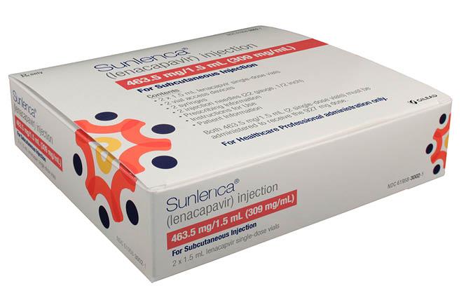 The new HIV drug Sunlenca is aimed at helping patients who have few other antiretroviral drug options. Photo: Courtesy Gilead Sciences<br>