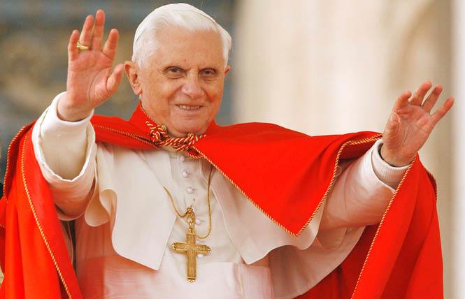 LGBTQ Roman Catholics are conflicted about the legacy of Pope Emeritus Benedict, who died December 31. Photo: CNS/Paul Haring)