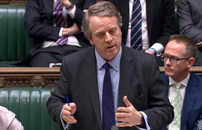 Alister Jack, the British government's secretary of state for Scotland, confirms his decision to block the Scottish Parliament's Gender Recognition Reform Bill January 16. Photo: Courtesy of House of Commons/PA Wire