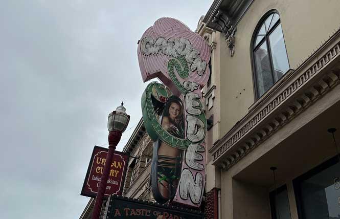 The Garden of Eden on Broadway in San Francisco was the lesbian bar Tommy's Place in the 1950s. Photo: Shawn Sprockett